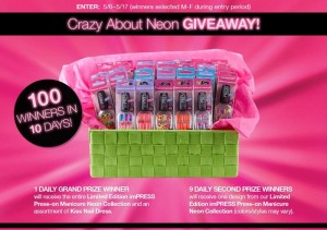 Braodway Nails Crazy About Neon Giveaway