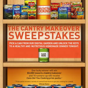 Can Manufacturers Institute Cantry Makeover Sweepstakes