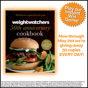 Weight Watchers 50th Anniversary Instant Win Game