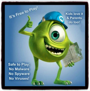 FREE Monsters Inc Game SAFE TO PLAY!