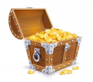 Treasure Seekers Come Find Hidden Coins to Win an iPhone or Cash!