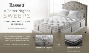 Bassett Furniture - A Better Night's Sweepstakes