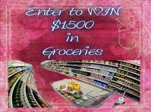 Enter to win $1500 in Groceries