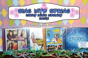 Sing into Spring #Disney Music Gift Bag Giveaway