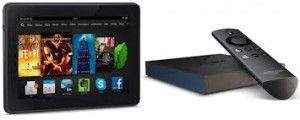 Amazon Fire TV and Kindle Fire HDX 7 inch 16GB Bundle Sweepstakes