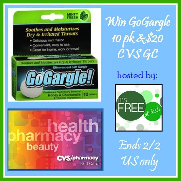 GoGargle 10 Pack and $20 CVS Gift Card Giveaway