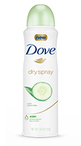 DOVE Dry Spray Instant Win Game