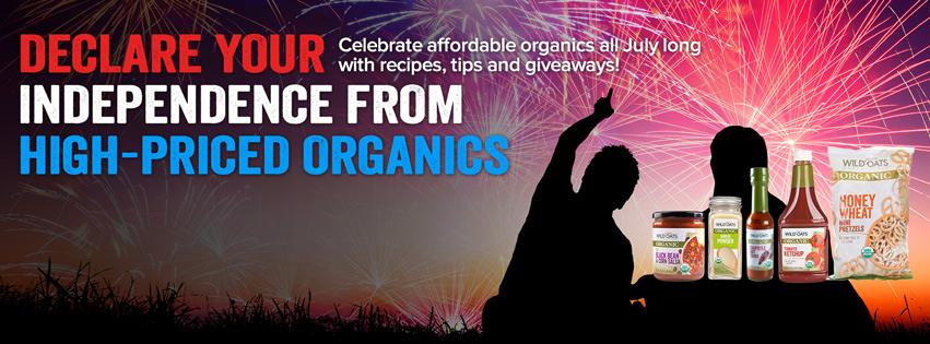 Wild Oats Declare Your Independence From High Priced Organics Sweepstakes