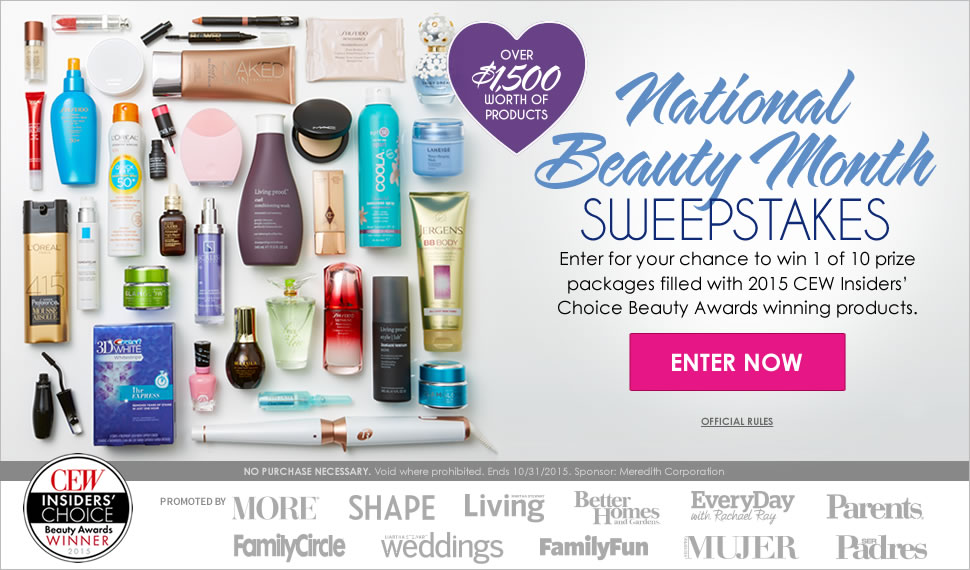 Divine Caroline National Beauty Month Sweepstakes