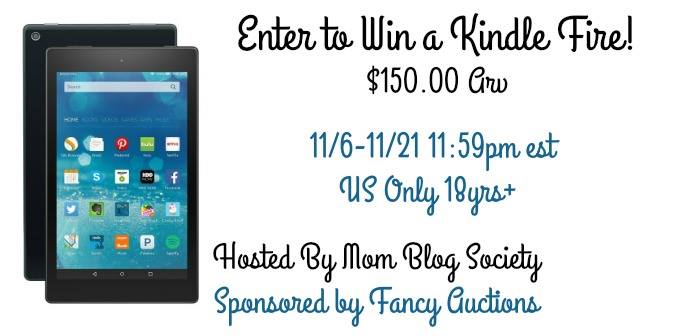 Enter to Win a Kindle Fire