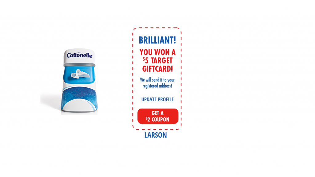 Cottonelle - $5 Target Gift Card Instant Win Game